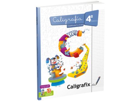  CUADERNO CALIGRAFIA CUADRI/4  BASICO CALIGRAFIX 