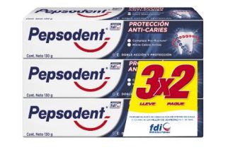 PASTA DENTAL 130 GR PEPSODENT 3X2 PROT A/CARIES 