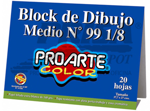  BLOCK DIBUJO  99 1/8 20 HJ PROARTE 