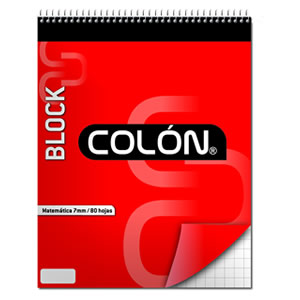  BLOCK ANILLADO ESCOLAR M7 COLON 